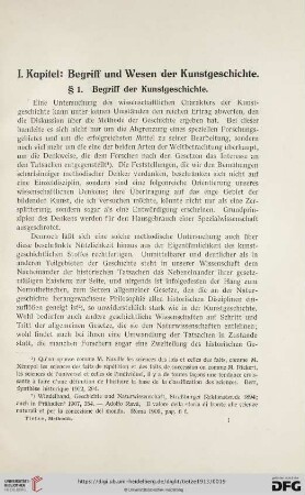 § 1. Begriff der Kunstgeschichte
