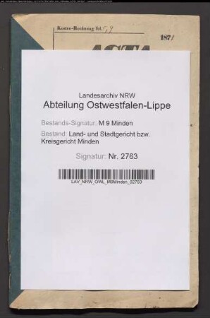 Erblasser: Watermann, Johann Heinrich Wilhelm: