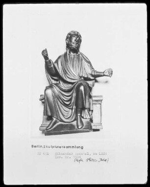 Folge von Aposteln und Propheten? — Thronender Apostel (Petrus?)