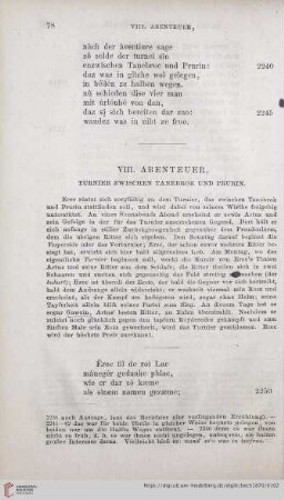 VIII. Abenteuer