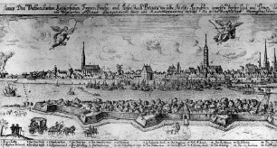 Stadtansicht von Bremen um 1661
