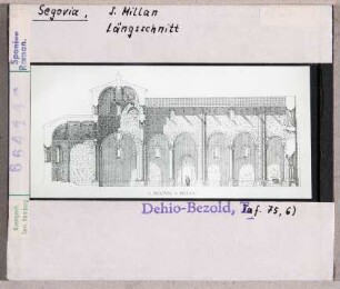 Segovia: San Millan, Längsschnitt