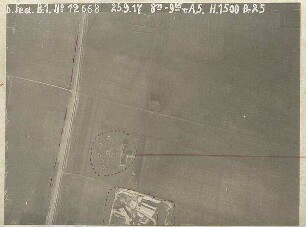 Flakbatterie bei Bahnhof Schwabing (1500 m)