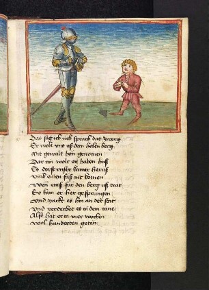 Baldung berichtet Dietrich von den bösen Taten des wilden Mannes