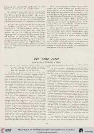 10/11: Der junge Dürer