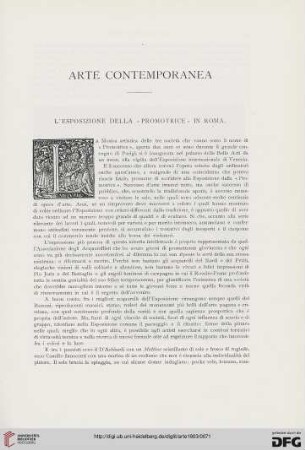 6: L' esposizione della > in Roma