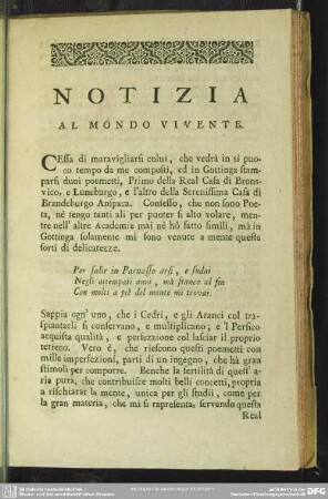 Notizia Al Mondo Vivente