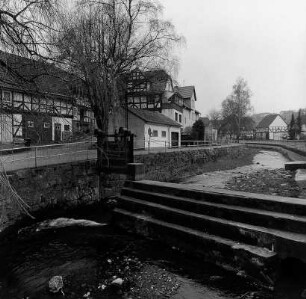 Brücke über die Gelster; Großalmerode, Gelster, Hauptstraße, An der Gelster
