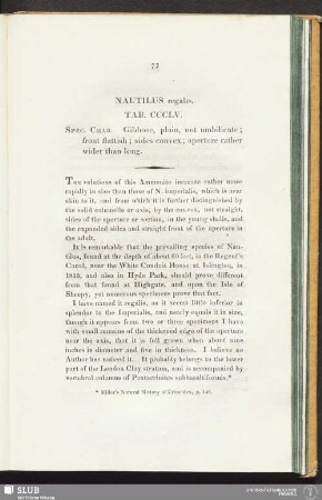 Nautilus regalis. Tab. CCCLV