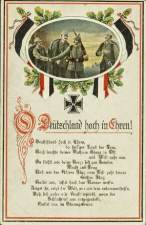 O Deutschland hoch in Ehren!