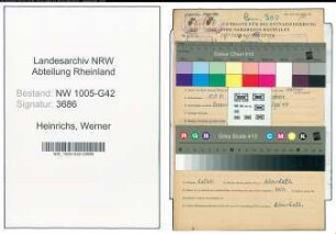 Entnazifizierung Werner Heinrichs , geb. 10.08.1893 (Setzer)