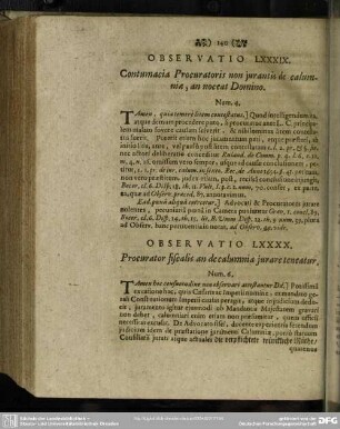 Observatio LXXXX. Procurator fiscalis an de calumnia jurare teneatur