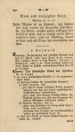 Drey und vierzigster Text