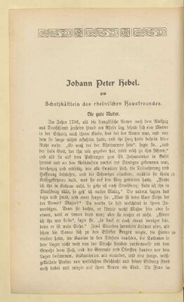 Johann Peter Hebel