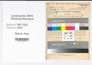 Entnazifizierung Paul Starck , geb. 13.03.1895 (Chemiker)
