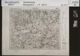 Karte des Sudetenlandes