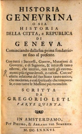 Historia Genevrina. 5