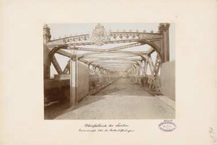 Weichselbrücke (Rudolf-Modrzejewski-Brücke), Fordon: Blick durch den Überbau der Vorlandbrücke
