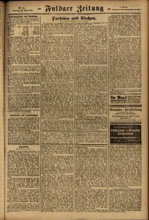 Vierte Ausgabe vom Sonntag, den 30. März 1924.
