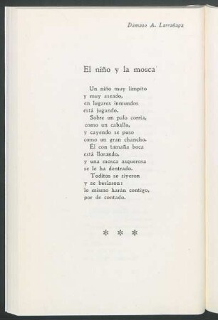 El niño y la mosca
