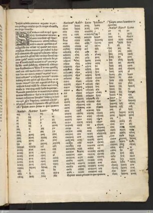 Kanontafel (Tabula canonum)