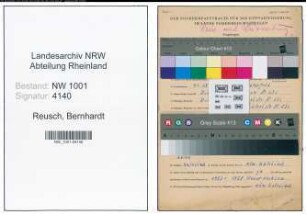 Entnazifizierung Bernhardt Reusch, geb. 31.12.1905 (Bergmann)