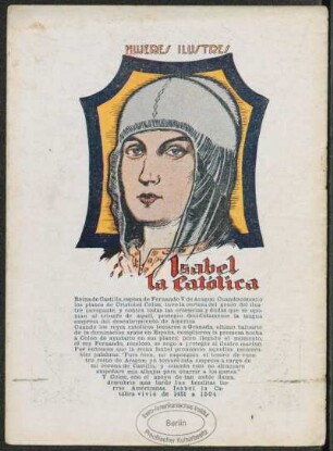 Mujeres ilustres: Isabel la Católica