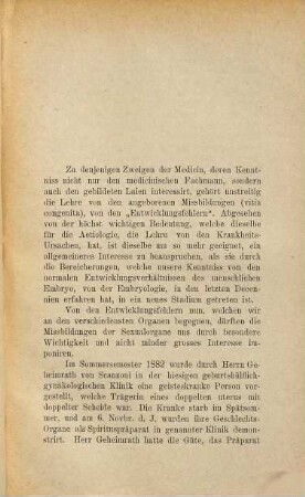 Ueber einen Fall von Uterus duplex bicornis cum vagina duplici