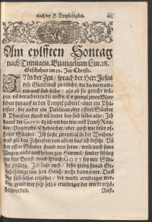 An eylfften Sontag nach Trinitatis ...