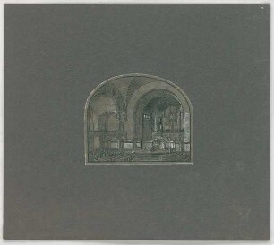 Dolmetsch, Theodor; Kirche - Innenraum (Perspektive)