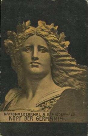 Nationaldenkmal a. d. Niederwald. Kopf der Germania.