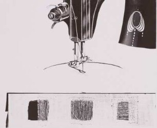 Nähmaschine, Stopfen mit Heda-Apparat, Veritas, um 1925