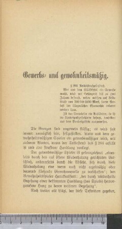 Gewerbs- und gewohnheitsmäßig