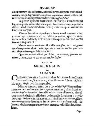 Membrvm IV. De Somno.