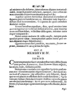 Membrvm IV. De Somno.