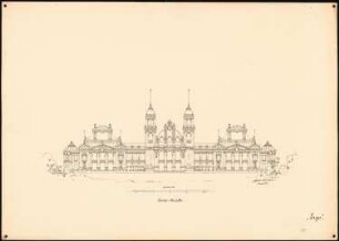 Kurhaus, Wiesbaden: Gartenansicht 1:200