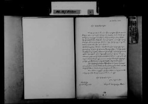 Schreiben von [dem späteren Großherzog] Leopold von Baden, Karlsruhe, an Johann Ludwig Klüber: Publizierung von nicht näher bestimmten französischen Briefen