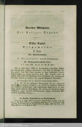 Vierter Abschnitt. Die Polizei-Organe