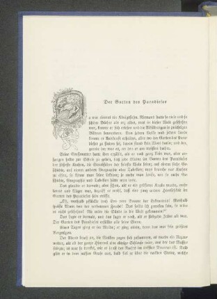 Der Garten des Paradieses