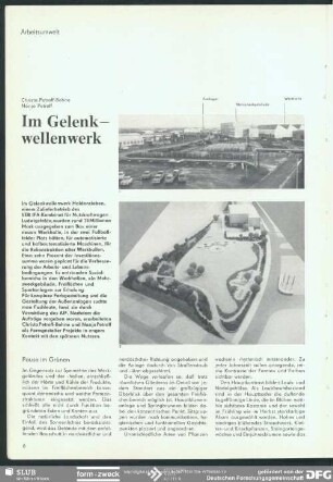 Im Gelenkwellenwerk : Arbeitsumwelt