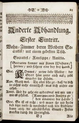 Anderte Abhandlung.