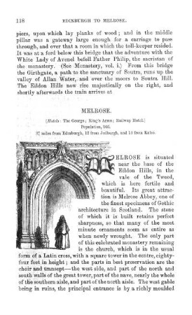 Melrose Abbey.