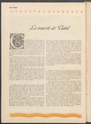 La muerte de Vatel