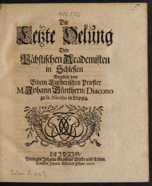 Die Letzte Oelung