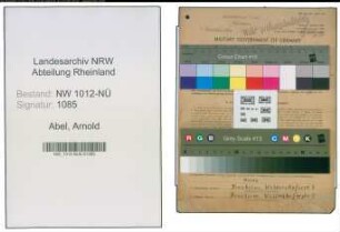 Entnazifizierung Arnold Abel , geb. 10.05.1889 (Landwirt)