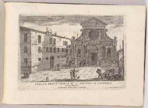 Veduta della chiesa di Sant’Antonio di Castello (Die Kirche Sant’Antonio di Castello in Venedig, Bl. 25 der Folge "Le Fabriche, e Vedute di Venetia")