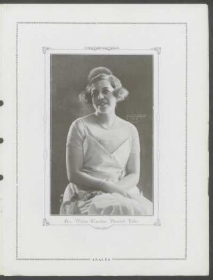 [Fotografía de] Sta. María Carolina Howard Fuller
