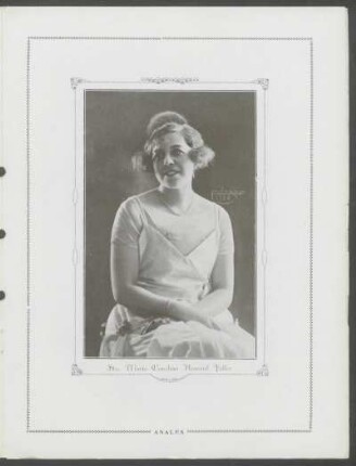 [Fotografía de] Sta. María Carolina Howard Fuller