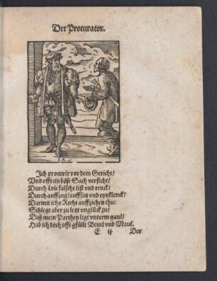 Der Procurator.