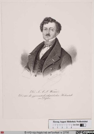 Bildnis Johann Adolph Ludwig Werner